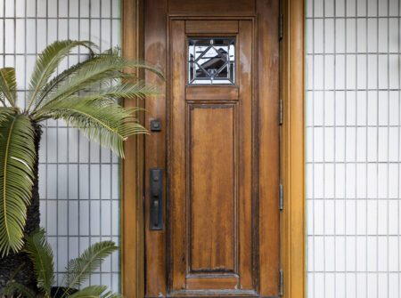 simple house entrance japanese building