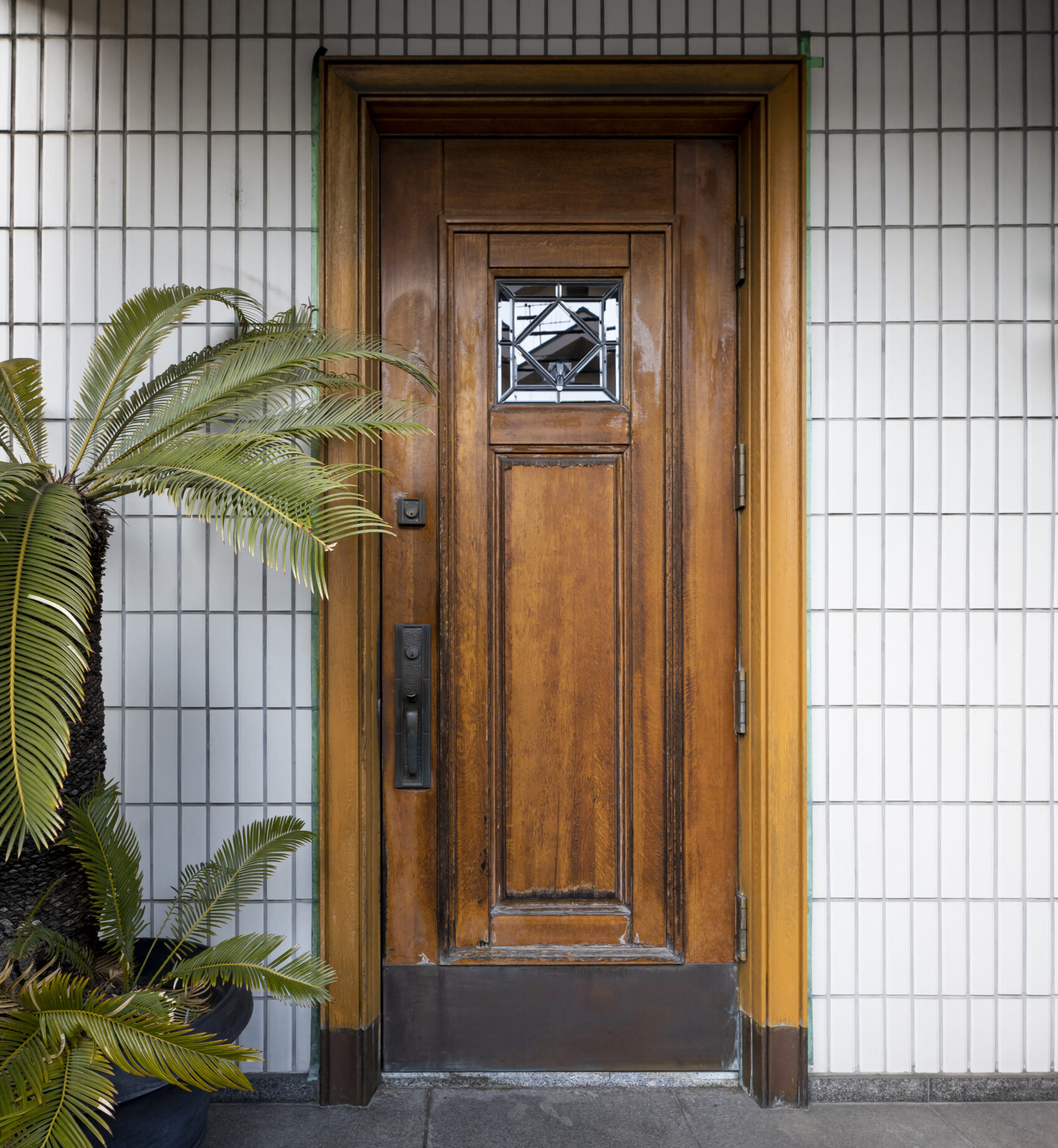 simple house entrance japanese building