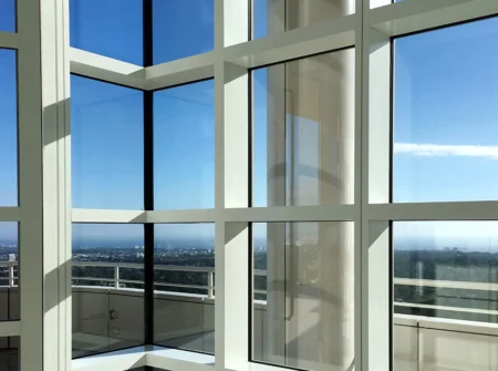 blue sky seen from window (1)
