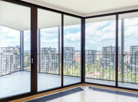 modern white empty loft apartmen